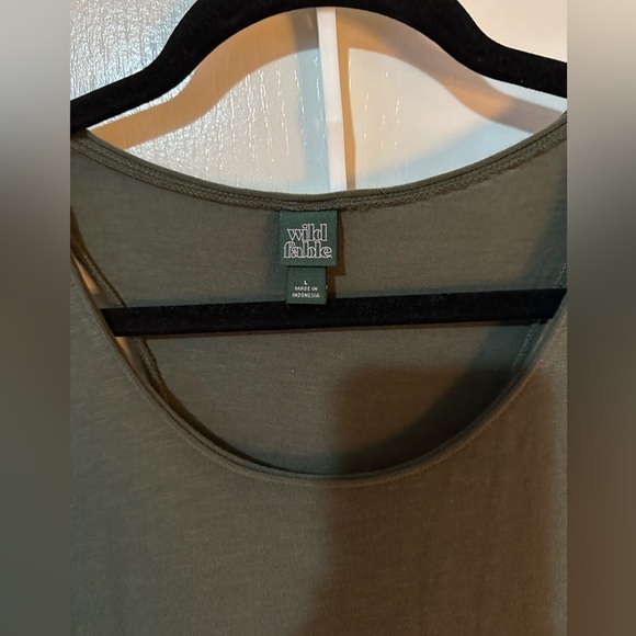 Wild Fable Olive Green Tank Top | Size Large - Picture 2 of 2